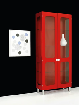 2K-SKÅP - Wood veneer highboard / display cabinet by Karl Andersson - view 3